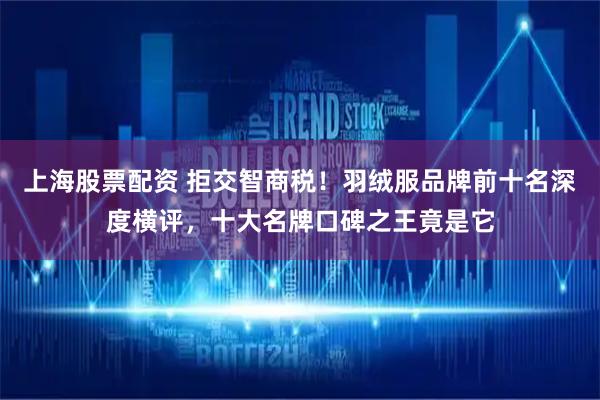 上海股票配资 拒交智商税！羽绒服品牌前十名深度横评，十大名牌口碑之王竟是它