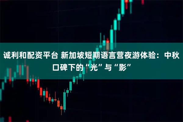 诚利和配资平台 新加坡短期语言营夜游体验：中秋口碑下的“光”与“影”