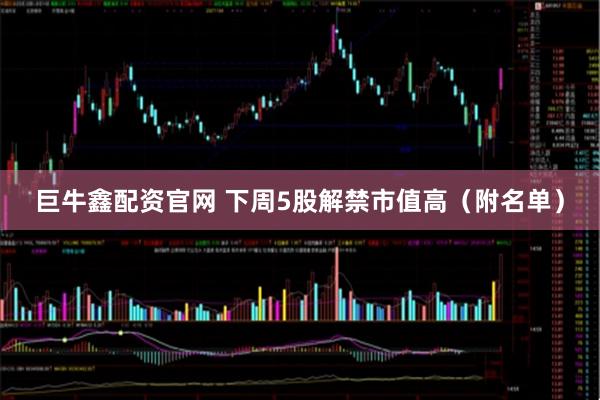 巨牛鑫配资官网 下周5股解禁市值高（附名单）